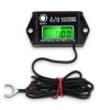 Waterproof Tiny Tach Digital Hour Meter Tachometer Resettable Job Timer