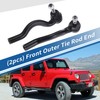 X AUTOHAUX 2pcs Front Outer Tie Rod Ends Kit Suspension
