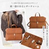 ArtsEye 7923-brown, 3-Way, Lightweight, Freestanding, Commuting, Cross-body Compact, Cowhide Bag,