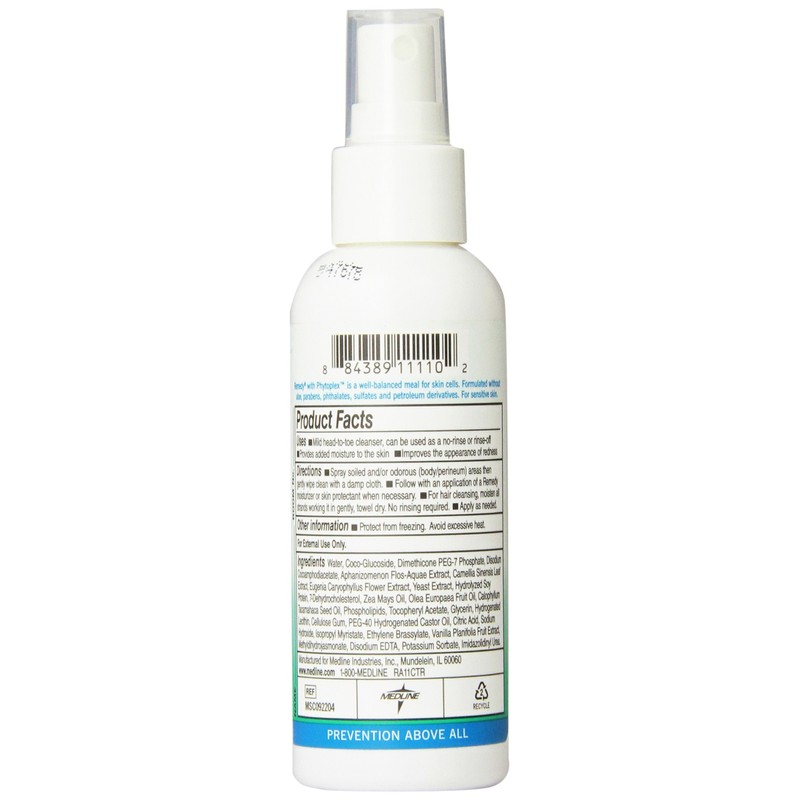 Medline Remedy Phytoplex Hydrating Spray Cleanser