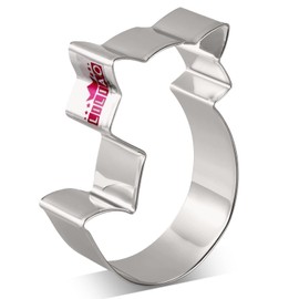 LILIAO Fox Cookie Cutter - 2.8 x 3.8 inches - Woodland Animal Biscuit and Fondant Cutters - Stainless Steel