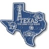 Texas Small State Magnet by Classic Magnets, 2.3" x 2.2",