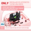 EazeID Pink Label Maker Machine with-Tape, Kids Label Maker Waterproof-Labels,