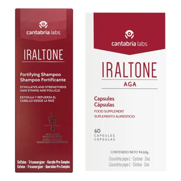 🌿💪 Kit Fortificante Capilar Anticaída Cantabria Labs Iraltone: La Solución