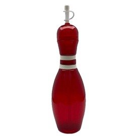 Large Bowling Pin Water Bottles Red - 6 Pack