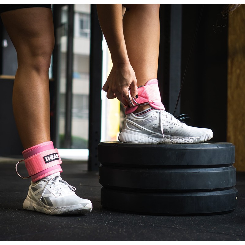 Roar® Foot Straps Cable Pull Neoprene Foot Cuffs Cable Pull,