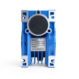 CNCTOPBAOS NMRV040 Worm Gearbox Speed Reducer Ratio 20:1 RV40 NMRV-040 Metal Gearheads Worm Gear Reducer for Nema34 Stepper Motor Servo Motor NMRV40 (20:1)