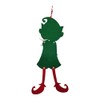 58cm Felt Christmas Elf Hanging Decoration with Movable Head &