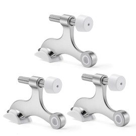 Azureal Bisagra de tope de puerta 3P, tope de puerta ajustable de alta resistencia, tope de puerta de pasador de bisagra de 2-1/2 x 1-3/4 pulgadas con