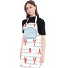 JXGZSO Lobster Aprons Lobster Cooking Apron with Pockets Lobster Kitchen
