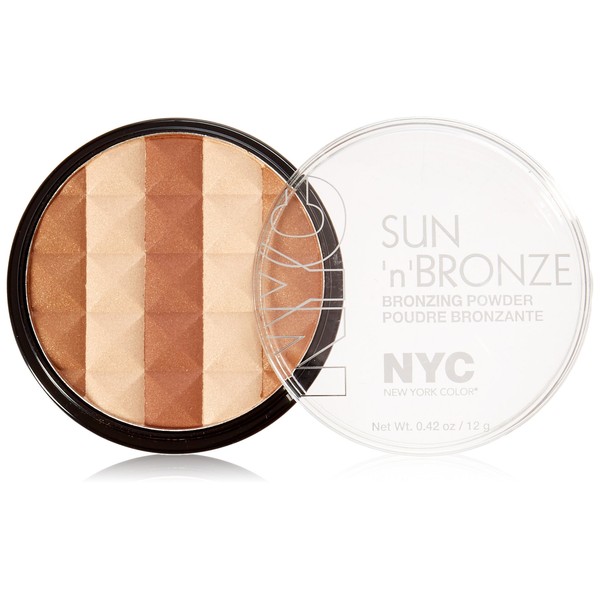 N.Y.C. New York Color Sun N' Bronze Bronzing Powder, Coney Island Glow, 0.42 Ounce