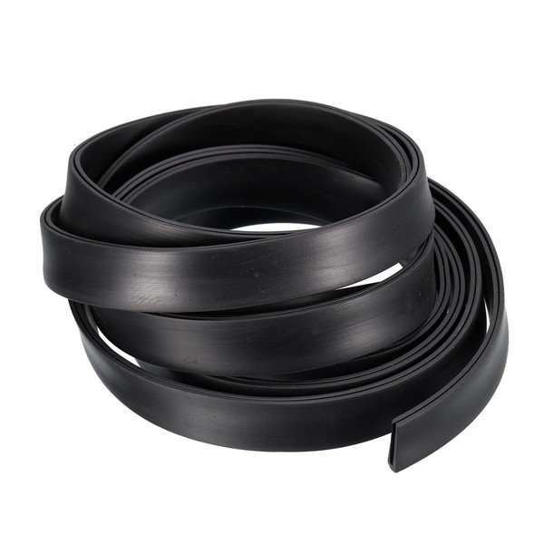 uxcell U Channel Edge Trim, 8.2ft Length Rubber Guard Seal