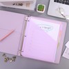 Plastic Binder Dividers with Two Pocket and Tab Binder Divider