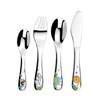 Arthur Price XPCH1017 4 Piece Child's Cutlery Set, Stainless Steel