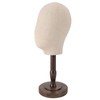 Wig Head Stand Non Woven Fabric Mannequin Head Hat Display