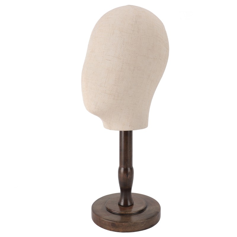 Wig Head Stand Non Woven Fabric Mannequin Head Hat Display