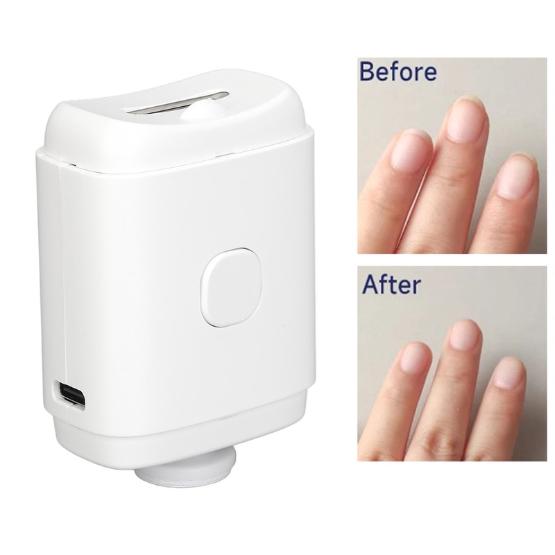 2 In 1 Electric Nail Clipper with Light Grinding Discs