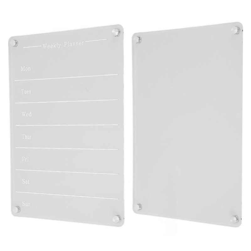 13 X 9.1in Magnetic Dry Erase Calendar Acrylic Planning Bord