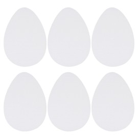 HARFINGTON 3 Pairs Non-Skid Shoe Pads 3.5"x2.6" No Slip Shoe Grip Stick Sole Protector Silicone Cushion Self-Adhesive for Men and Women, Clear