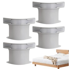 4pcs Bed Sheet Holder, Corner Sheet Strap Heavy Duty Lock Bedsheet Keeper, Removable Bed Sheet Holder, Non-Slip Bedsheet Grippers Keep in Place Bedding Accessories for All Mattress (Gray)