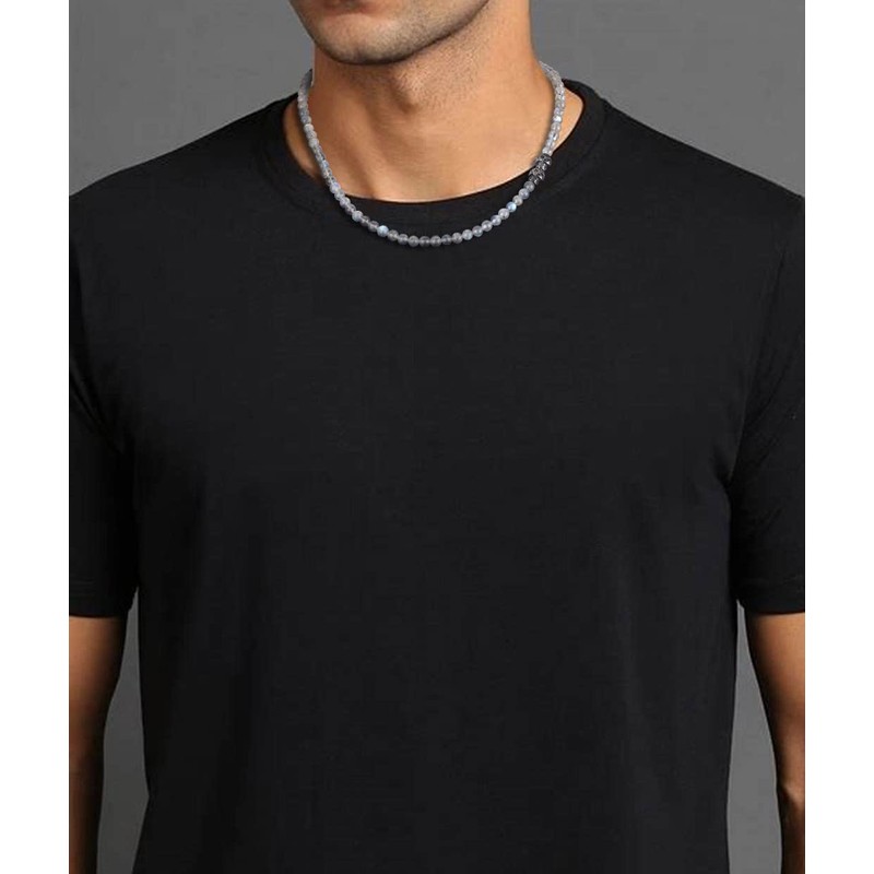 GAVU Skull Charm Crystal Necklace, 50 cm, Stone, Labradorite