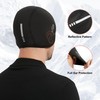 Eco-daily Fleece Skull Cap Helmet Liner with Glasses Holes, Winter