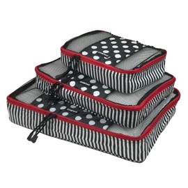 ORB Travel 3pc Packing Cubes suitcase, backpack travel organizing system set