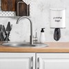 AuldHome Design Rustic Grocery Bag Holder; Wall-Mounted Vintage Enamelware Farmhouse