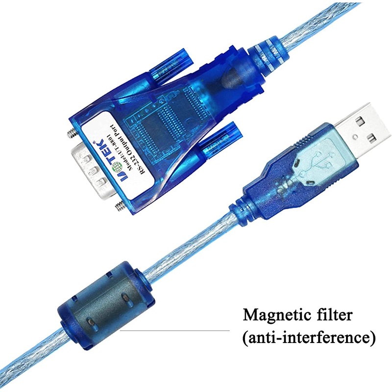 UTEK UT-8801 Convertidor USB a RS-232 de 1,5 m de