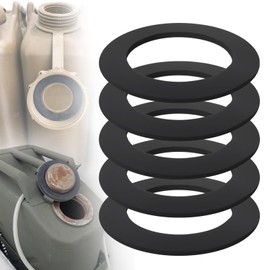 MUGLFPT 5Pack Jerry Can Gaskets Compatible with Scepter Military-Style Plastic Fuel Cans and Compatible with USMC Blitz Vintage Metal Gas Cans, Replacement Gasket for Screw-On Spouts and 5 Gallon Caps