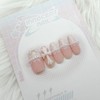 Frill Cross† Handmade Nail Tips - Ballerina / 프릴 십자가†