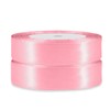 OWill OWill Blush Pink Satin Ribbon, Double Sided Polyester 20mm