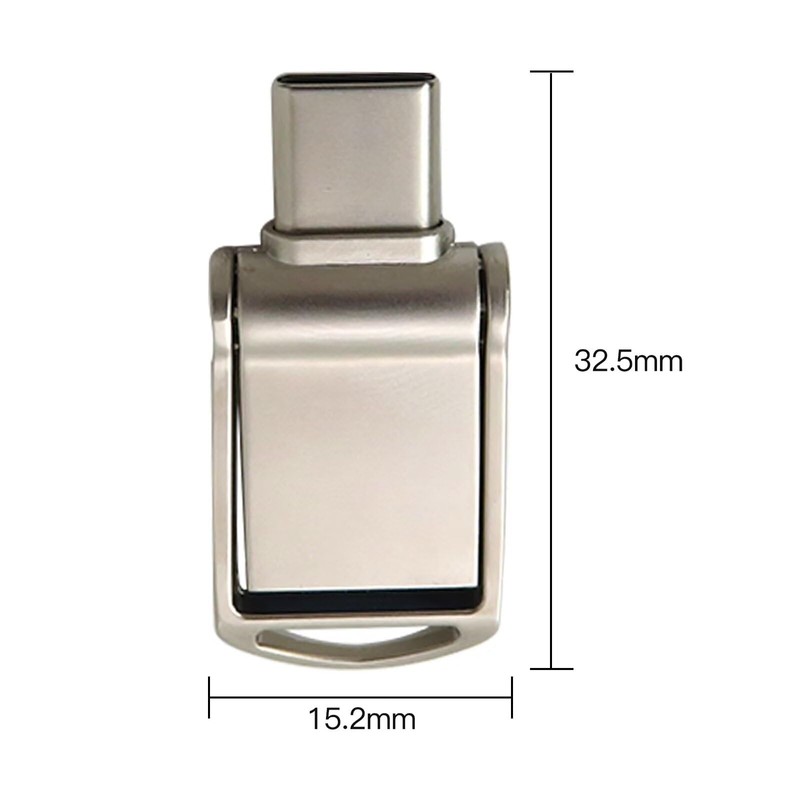 Weistiy USB C Flash Drive Dual Drive Type-C Thumb Drive