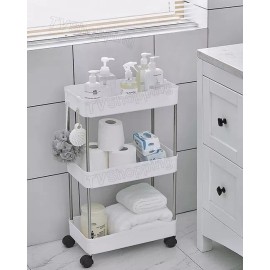 TvShopping Carrito Delgado Organizador Multiuso De Plastico 3 Niveles