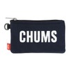 Chums Bag 3P Shoulder Pouch Sweat Nylon, Navy x Beige