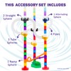 Marble Genius Marble Run Pipe & Sphere Accessory Add-on Set
