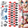 EROSPA® Temporary Tattoo Sheet - Suicide Squad Harley Quinn Joker