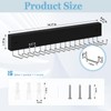 Tie Rack Belt Hanger Wall Mounted, Lomrsiul Non Slip 180