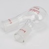stonylab Flat Bottom Flask FBF, Heavy-Walled 2-Neck Laboratory Flask Borosilicate