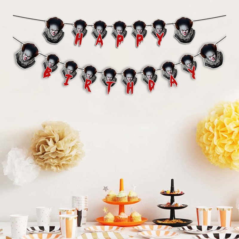 Seyal® Horror Happy Birthday Banner