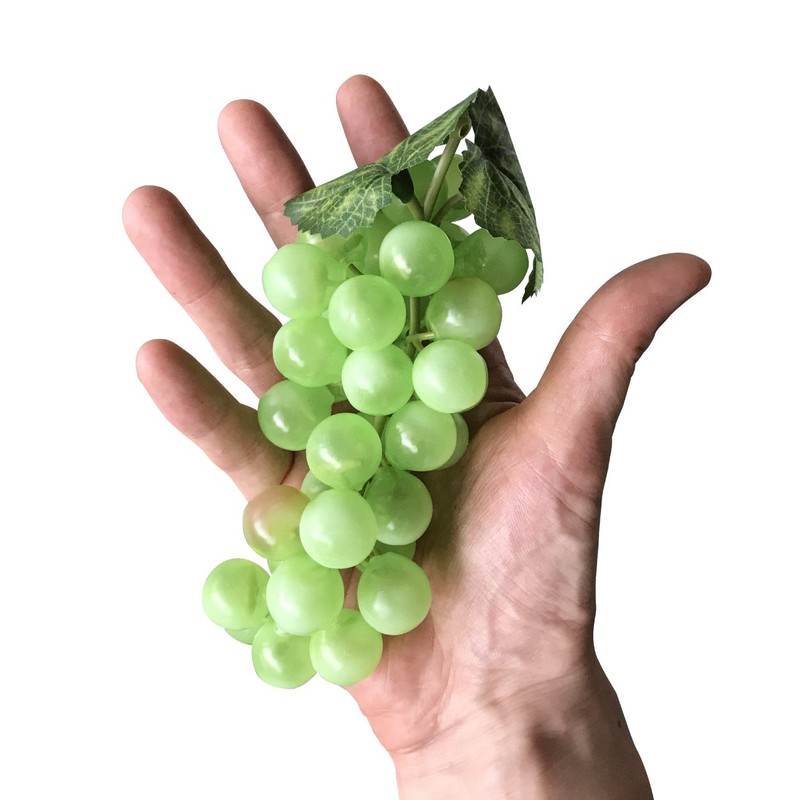 SENYON Food Sample Grapes Fruit Display Model Set of 3