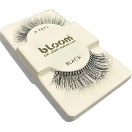 12 Pestañas Tira Bloom 100% Natural Modelo #747 A Elegir