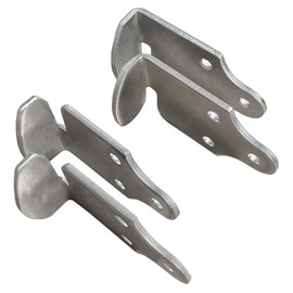 4 Sets Utility Trailer Wood Panel Side Corner Bracket, for Stake Body Latch Rack Gate Connector - 8 Pack, 4 Joints (4 Sets)