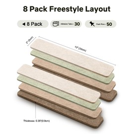 Small Cork Bulletin Board Tiles, Felt Wall Decor and Office Desk Accessories for Vision, Message Center, Picture and Prayer Board, Dorm, Room, Home Office Essentials and Organization(Linen Dusk)