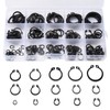 175 pcs E Clips Retaining Snap Opening Ring Circlip Kit