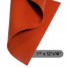 Exactly Rubber Red Silicone Sheet 1/16 x 12 x 18