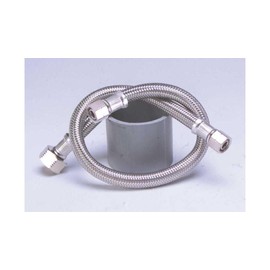 Fluidmaster 3/8 in. Compression x 3/8 in. Dia. x 20 in. L Compression Braided Stainless Steel Faucet Supply Line