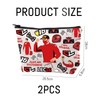 2 Pieces Racing Themed Makeup Bag, Waterproof Makeup Bag, Cartoon