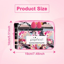 Alles in Einem Make-Up-Set mit Lidschatten Palette Lippenstift Concealer, 28 Stück All in One Make up Geschenkset, Kosmetik Schmink Starter Kit mit Kosmetiktasche für Teenager-Mädchen Frauen