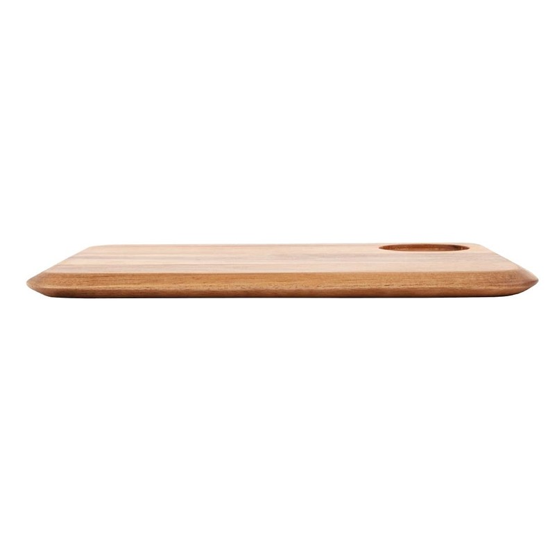 Olympia Rectangular Wooden Board for Presentation Serving Gastropub-Look 340mm